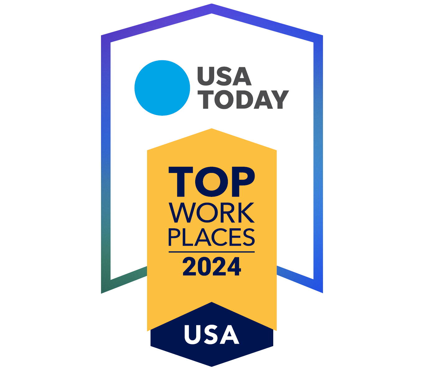 Winner of the 2024 Top Workplaces USA award